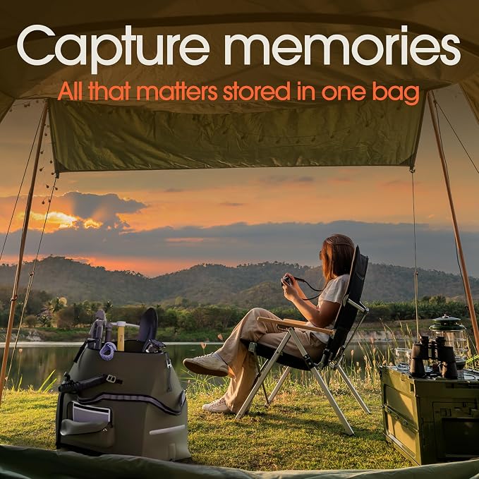 Earth Pak Waterproof Duffel Bag - Large Dry Bag, 1680D TPU, Heavy Duty, Camping & Marine Dry Bag, 8x8 Popout Pocket - Image 8