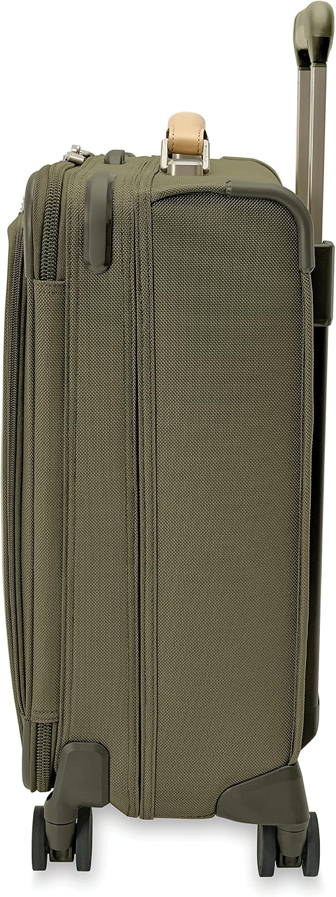 Briggs & Riley 21" Global Carry On Expandable Spinner - Luggage for International Travel, Suitcases with Wheels, Softside Rolling Bag for Men & Women, Self-Repairing Zipper- Baseline Collection, Olive - Image 18