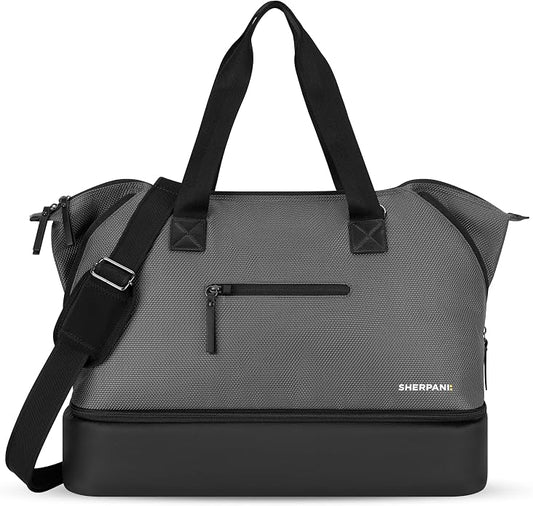 Sherpani Boston, Anti Theft Weekender Bags, Travel Duffel Bag, Carry On Tote Bag with Removable Shoe Bottom Compartment by SHERPANI