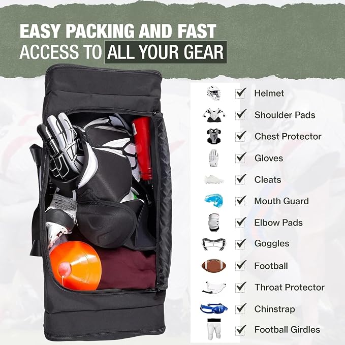 Jetstream Heavy Duty Multi Pocket Durable Sports Gym Equipment Travel Duffel Bag - Image 7