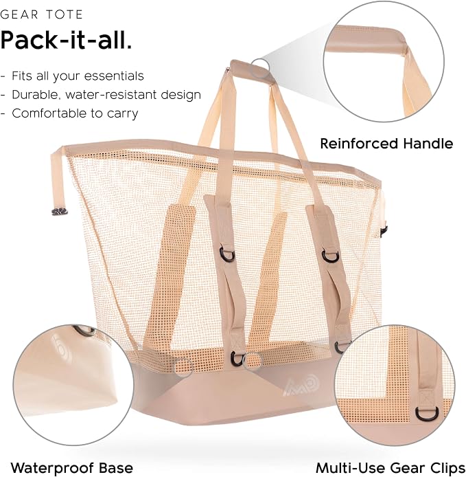 MISSION Boat Gear CASSI Heavy-Duty Outdoor Tote and Waterproof Marine-Grade Mesh Boat Bags - Image 3