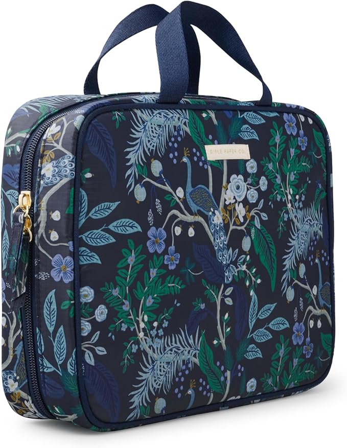 Rifle Paper Co. Peacock Packing Cubes and Cosmetic Case Bundle - Image 8
