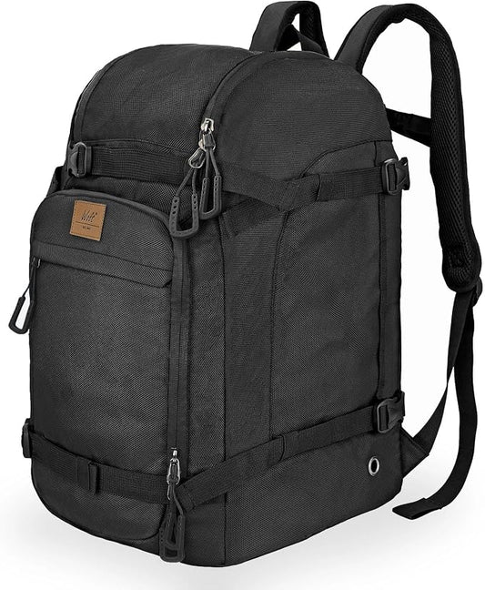 WOLT Ski Boot Bag Backpack - 50L Snowboard Boot Bag for Air Travel for Snow Boots, Ski Helmet, Gloves, Goggles, Skiing Gear by WOLT