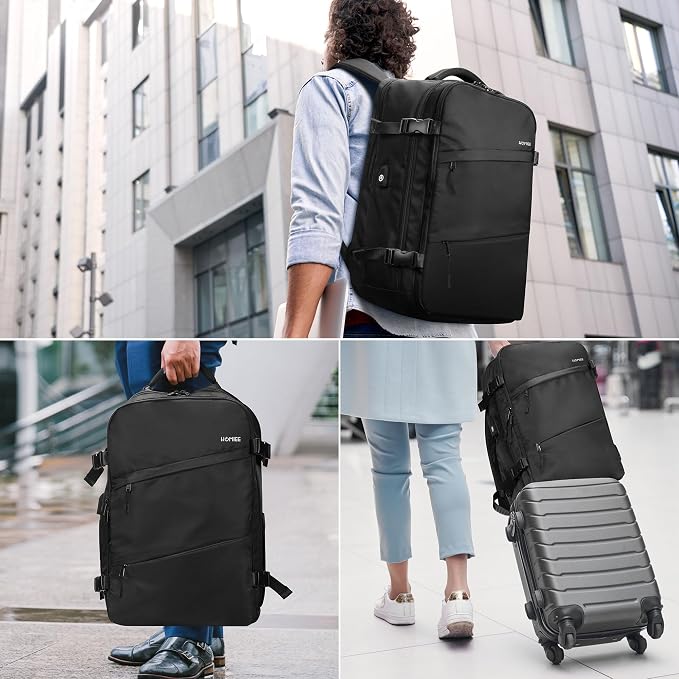 HOMIEE Travel Laptop Backpack for Men Women, Personal Item Carry On Bag | Dry Wet Separation Mochila de Viaje for Business Weekender Hiking Camping - Image 8
