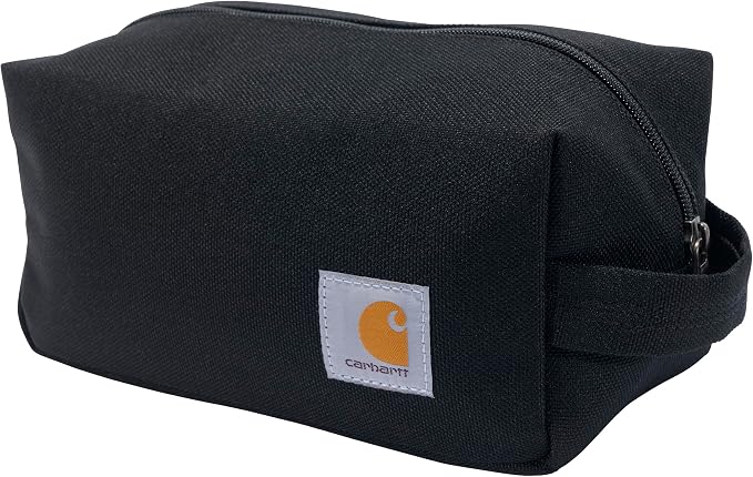 Carhartt Durable Travel Kit, Organize Essentials W/the Water Resistance Toiletry Bag, Black by Carhartt
