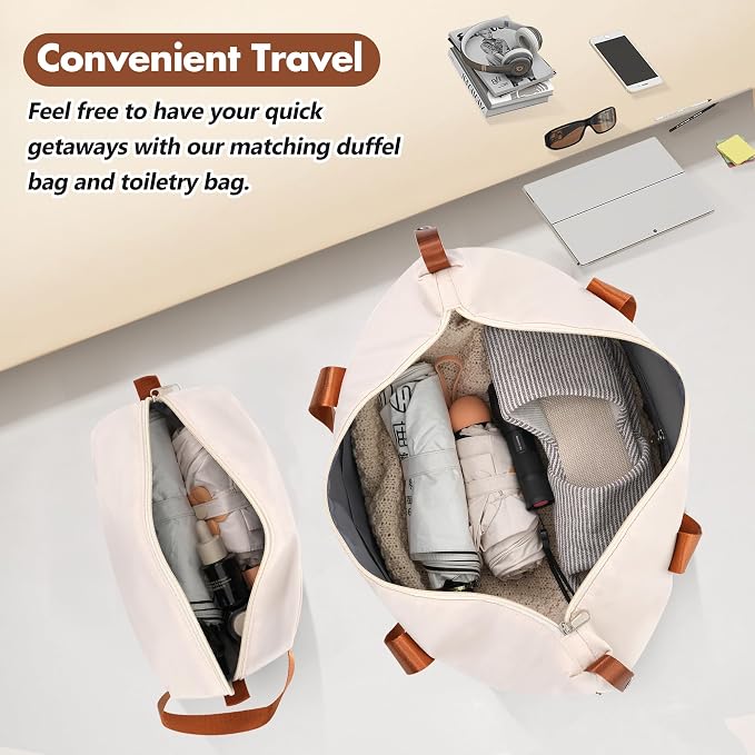 Merax 28 Inch Checked Luggage, Expandable Suitcase with Spinner Wheels, Hard Shell Vintage Luggage Set with TSA Lock(White) - Image 7