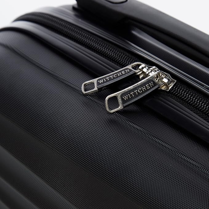 WITTCHEN Groove Line Suitcase, Luggage, Trolley, Travel Case, Black, Toiletry bag, Toiletry bag - Image 6