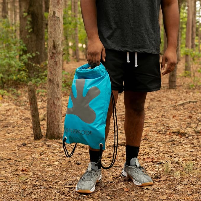 geckobrands Embark 10L Drawstring Backpack – Waterproof, Lightweight Dry Bag for Beach, Hiking, and Light Water Activities - Image 7
