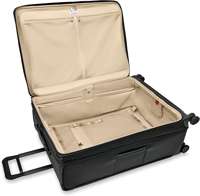 Briggs & Riley 31" Extra Large Expandable Spinner - Checked Luggage for Travel, Suitcases with Wheels, Softside Rolling Bag for Men & Women, Self-Repairing Zipper - Baseline Collection, Black - Image 11