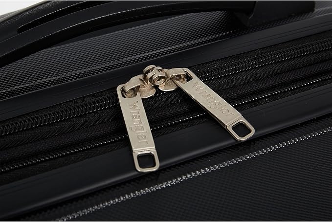Wrangler 4 Piece Miami Luggage and Packing Cubes Set, Black - Image 11