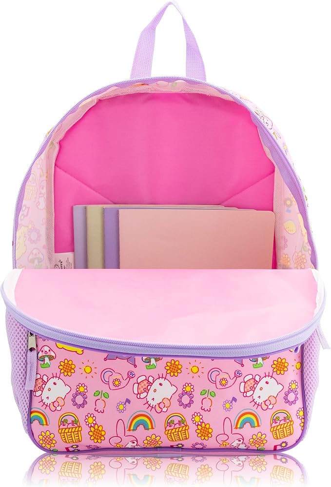 Fast Forward Sanrio Hello Kitty and Friends Backpack Set for Girls | Hello Kitty Bookbag with Insulated Lunch Bag, Headphones, and Dangle | School Bag for Kids and Toddlers | Ages 3+ - Image 7