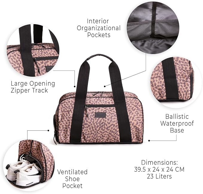 Vooray Burner Duffel Bag - 23L Small Gym Bag for Women and Men with Shoe Compartment, Lightweight Travel Duffel for Training, Sports, Overnight Use - Image 4