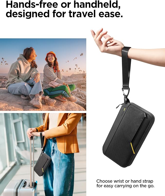 Spigen Life for Passport Card Cover Holder with RFID Blocking Technology Wallet Travel Documents Organizer Protector Accessories, SIM Card Pin Included - Image 5