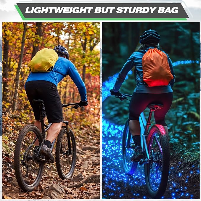 Shappy 300 Pcs Drawstring Backpack Bulk Sports Gym Cinch Bag Polyester String Bag for Men Women (15 Colors) - Image 6