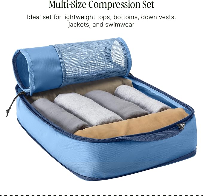 Eagle Creek Pack-It Isolate Compression - Lightweight Cube for Optimizing Luggage Space - Easy-Grab Zipper - Convenient Top Handle - Recycled Materials - Small - Image 4