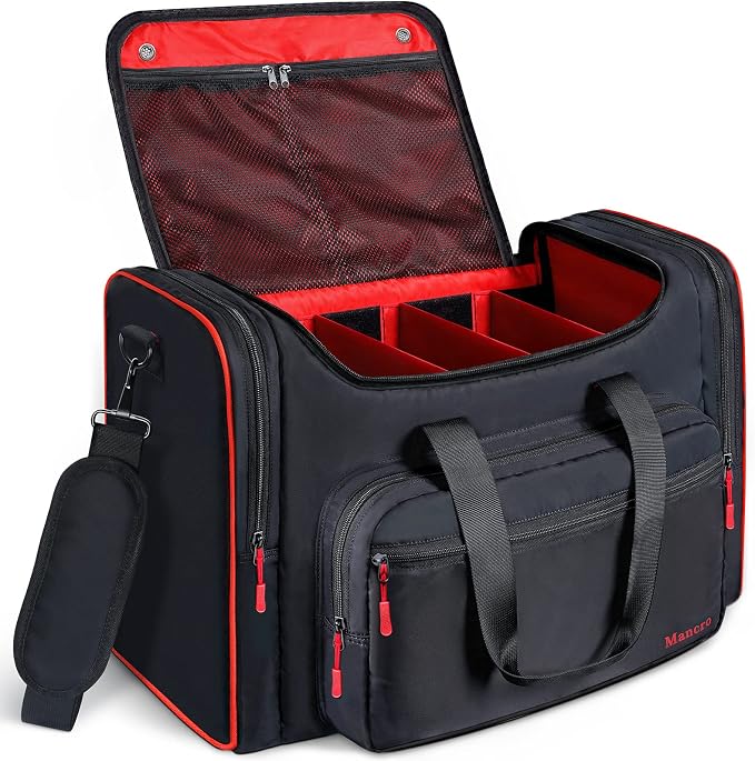 Mancro Padded Sneaker Bag, Sneakerhead Gifts, Shoe Travel Bags Fit 4 Pairs | Come with Insulated Pocket and Shoulder Strap, Multi-functional Sports Gym Duffle for Basketball, Shoes, Cloth by Mancro