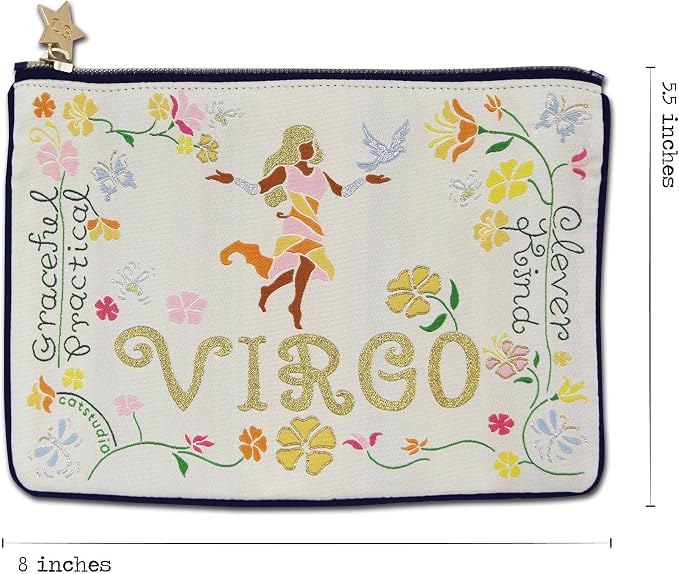 Catstudio Astrology Zipper Pouch, 5x7 Travel Toiletry Bag, Makeup Bag, Dog Treat Pouch, or Travel Purse - Image 7