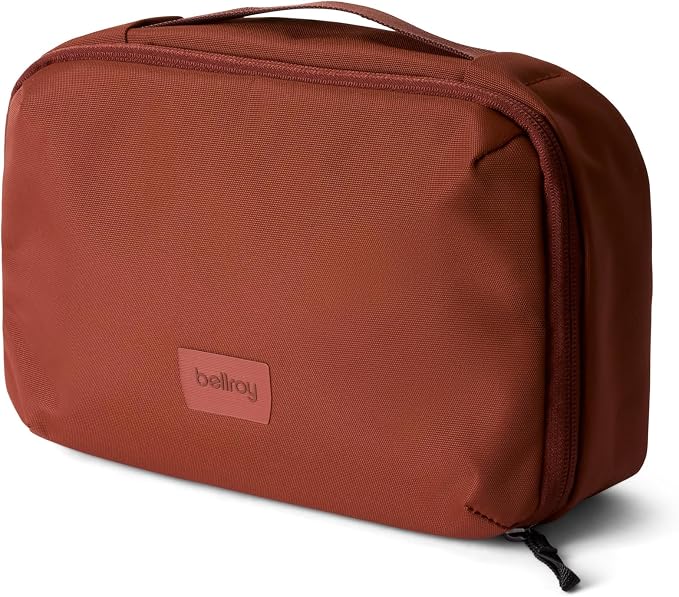 Bellroy Hanging Toiletry Kit (hanging 3 liter toiletry bag for men and women, and designed for travel) - Clay by Unknown