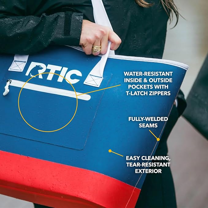 RTIC Ultra-Tough Tote Bag, Waterproof for Beach, Pool, Towel, Grocery, Shopping, Heavy-Duty, Puncture Resistant - Image 6
