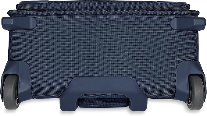 Briggs & Riley 2-Wheel Cabin Bag - Carry On Luggage for Travel, Suitcases with Wheels, Softside Rolling Bag for Men & Women, Interlocking Handle, Self-Repairing Zipper - Baseline Collection, Navy - Image 9