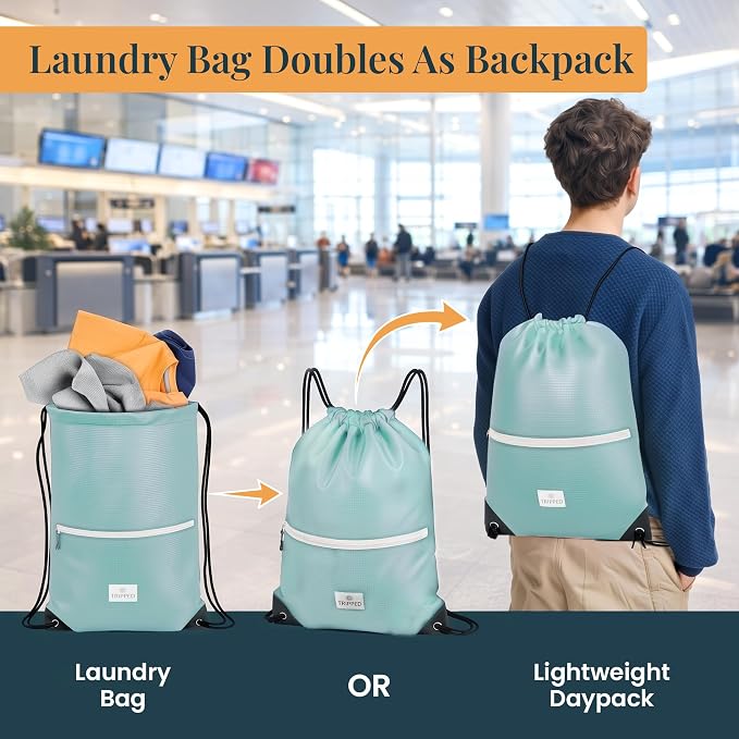 Extra Large Compression Packing Cube 6 Piece Set for Travel and Check Luggage by TRIPPED Travel Gear - Image 4