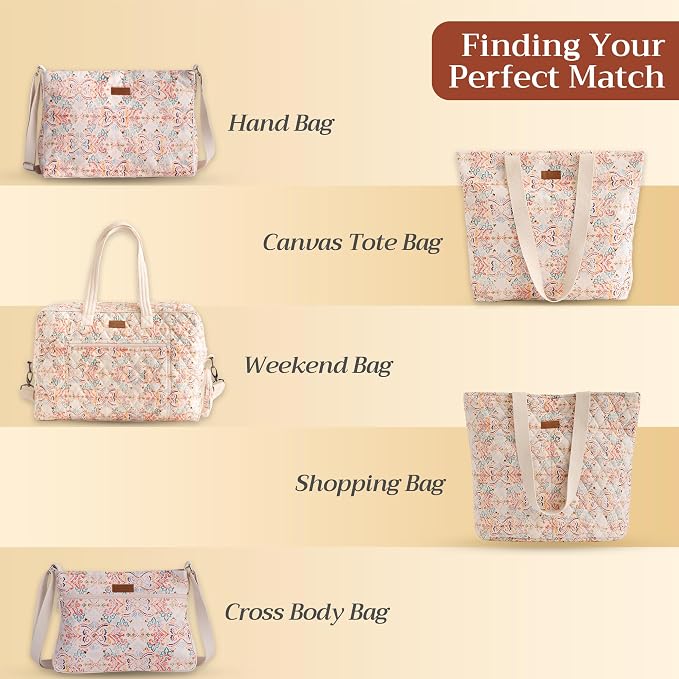 Maison d' Hermine Backpack for Women Men Cotton Shoulder Multipurpose Rucksack with Small Pouch Lightweight Multi Pocket Bag for Travel Work Beach Perfect for Spring Summer (Oris - Beige) - Image 8