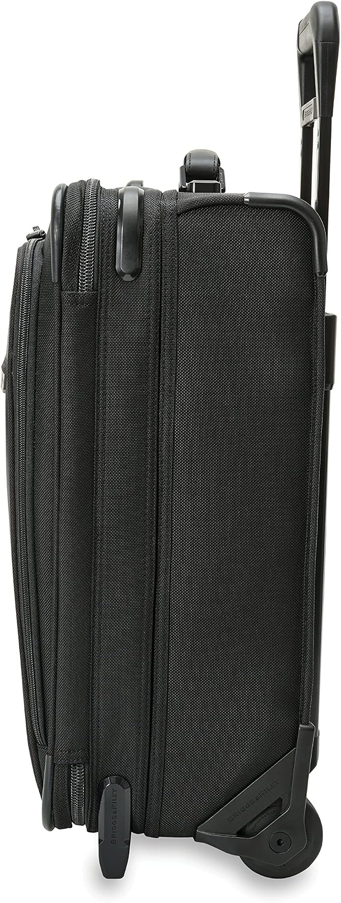 Briggs & Riley Global 2-Wheel Expandable Carry On - Luggage for International Travel, Suitcases with Wheels, Softside Rolling Bag for Men & Women, Self-Repairing Zipper - Baseline Collection, Black - Image 17