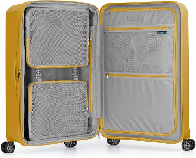 Traveler's Choice Pagosa Hardshell Expandable Luggage with Spinner Wheels, Yellow, 30-Inch Large - Image 8