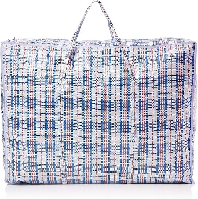 Bargain factory Laundry Bags, 10 Pack Extra Large Storage Bags With Zips, Plastic Bag Storage, Laundry Bags With Zips, Travel Laundry Bags, Washing Bags for Laundry, size 60x80 cm - Image 3