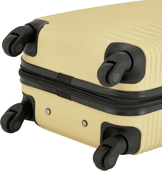 kensie Women's Hillsboro Luggage & Travel Bags Set, Dried Moss, 20" Carry-On - Image 5