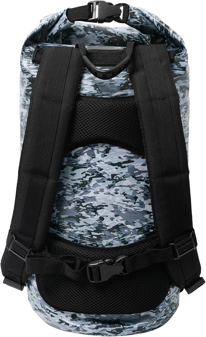 geckobrands Hydroner 20L Waterproof Dry Bag Backpack – Lightweight Roll-Top Bag with Clear Phone Pouch for Outdoor Activities - Image 3