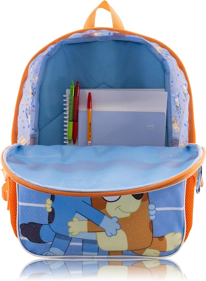 Bluey Backpack With Lunch Box for Kids | Insulated Lunch Bag Lunch Box for Boys, Girls, Toddlers | Backpack for School and Reusable Lunchbox with Matching Headphones and Water Bottle - Image 5