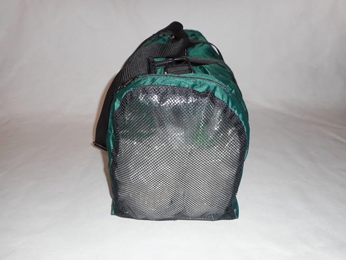 Duffle Bag Wet and Dry with 1 End Compartment Mesh,Front Pocket, Made In USA (Forest Green) - Image 2