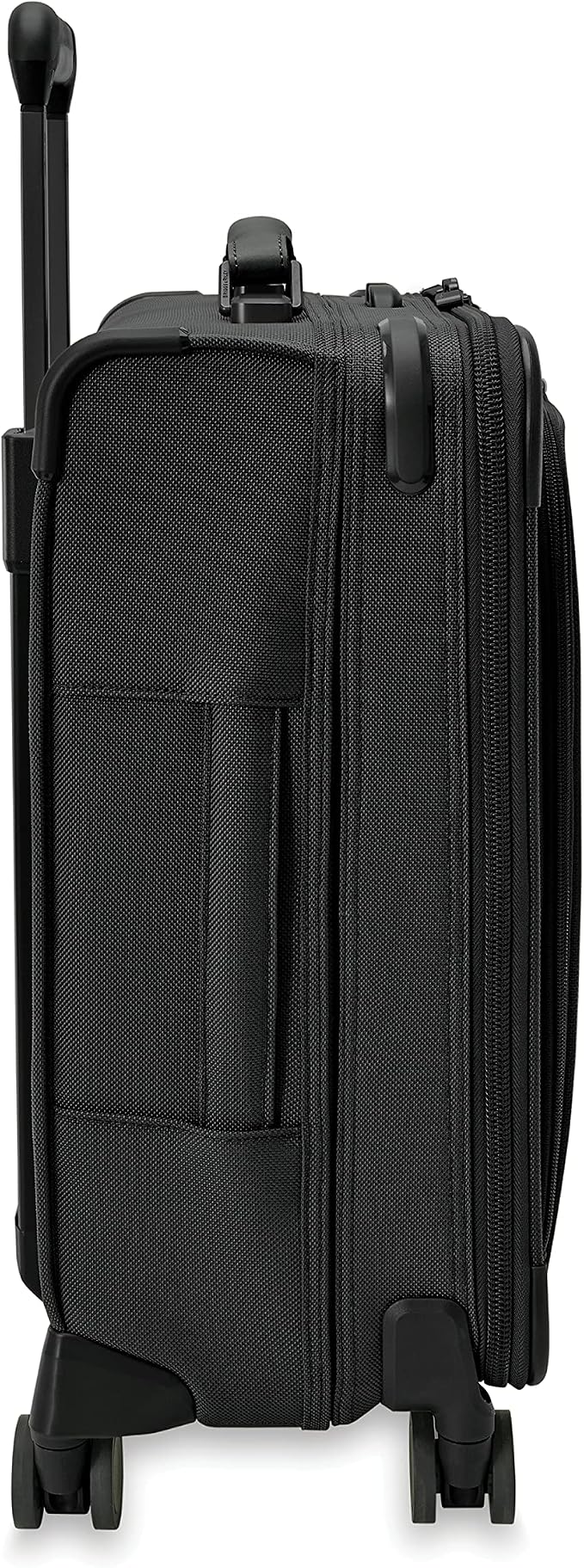 Briggs & Riley Global 21" Carry On Expandable Spinner - Luggage for International Travel, Suitcases with Wheels, Softside Rolling Bag for Men & Women, Self-Repairing Zipper- Baseline Collection, Black - Image 17