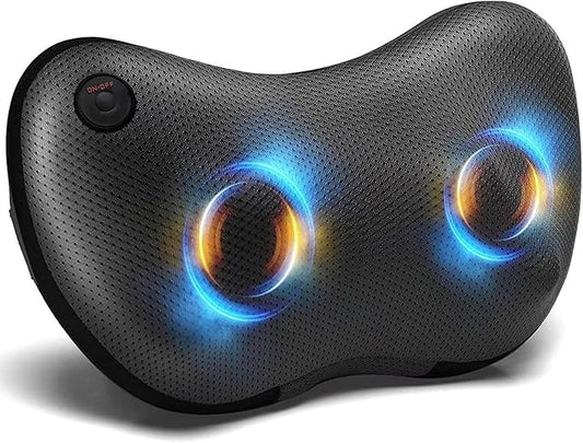 VIKTOR JURGEN Christms Shiatsu Back Massager with Heat Gift - Neck Shoulder Masssage Pillow Gifts for Women Men Dad Mom - Deep Tissue Massaging for Muscle Pain Relief for Full Body