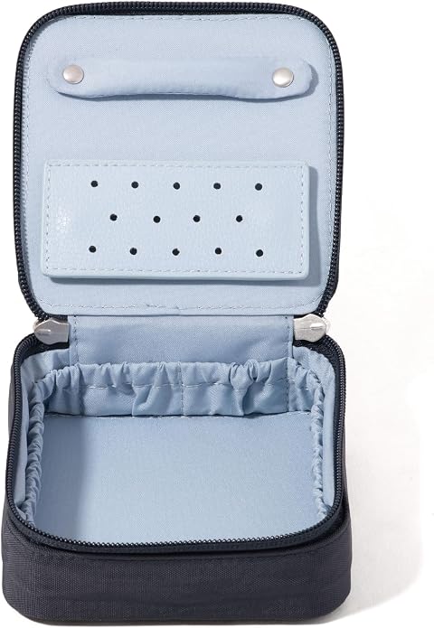 Baggallini Travel Jewelry Box - Lightweight 4.7”x4.7”x1.9” Travel Jewelry Case - Image 8