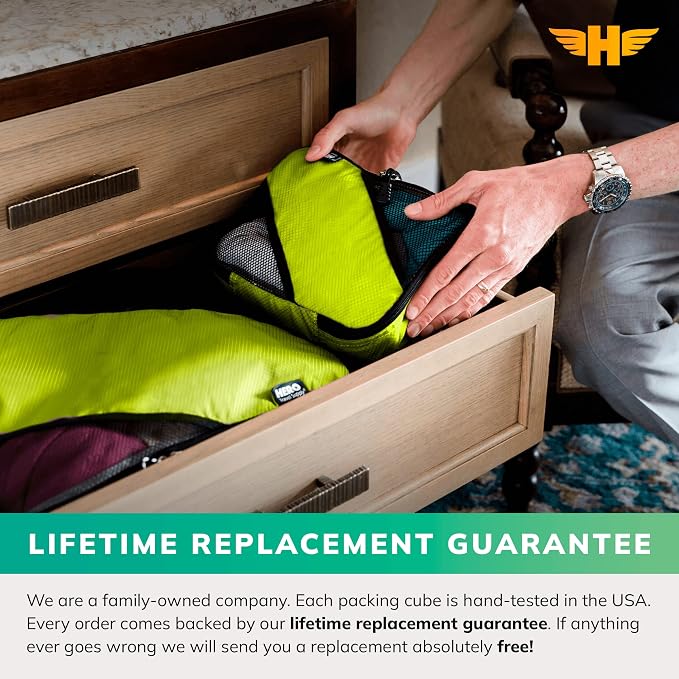 HERO Packing Cubes for Travel (Set of 5) Luggage Organizer with 2 Laundry Bags, Versatile Suitcase Organizer for Men & Women – Travel Accessories for Carry On, Airplane, Road Trip - Image 2