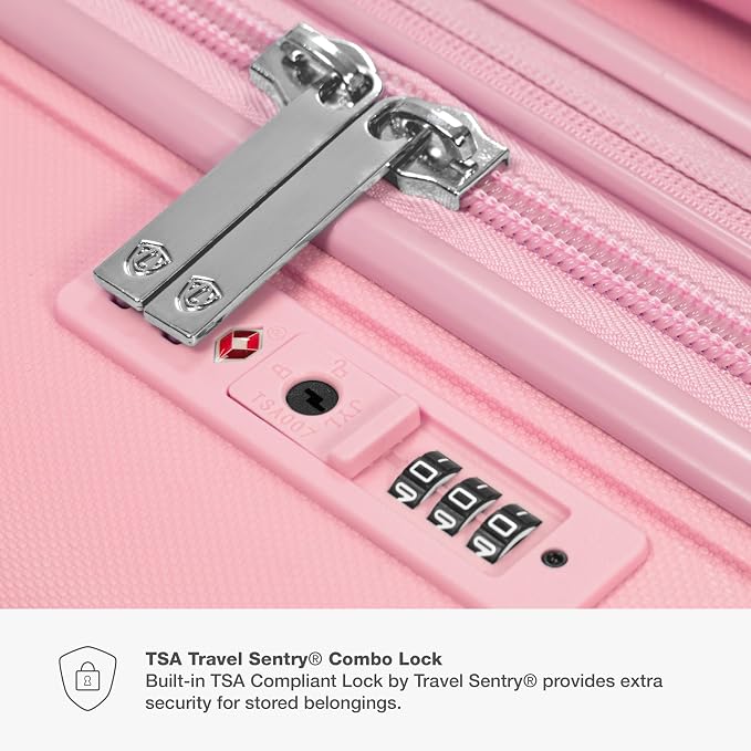 Traveler's Choice Pagosa Hardshell Expandable Luggage with Spinner Wheels, Pink, 30-Inch Large - Image 3