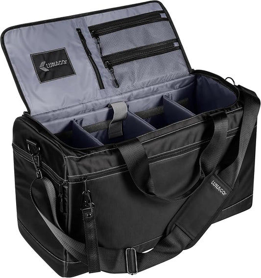 Sneaker Bag Multifunctional Outdoor/Sports/Gym Travel Shoe Bag - Travel Duffle Bag for Men & Women with 3 Adjustable Compartments & Shoulder Strap – Shoe Storage Bags Included - Sneakerhead Gifts by Unknown