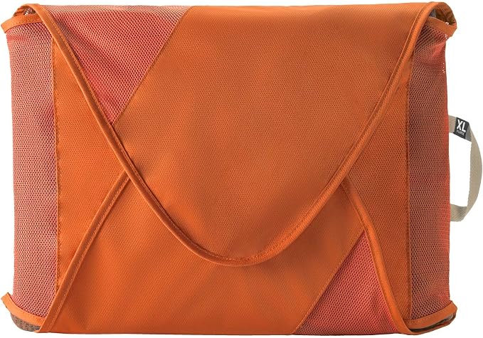 Eagle Creek Pack-It Reveal Garment Folder - Travel Garment Bag with Compression Wings to Maximize Luggage Space - Convenient Top Handle - Quick Drying Material - Mandarin - X Large - Image 2