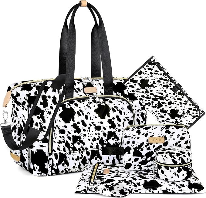 ITIEZY Diaper Bag Tote for Baby - Large Mommy Bag with Portable Changing Pad Pacifier Case, Hospital Bags Travel Baby Bag by ITIEZY