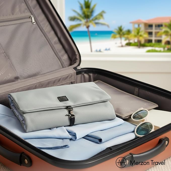 The Diamond Jewelry Roll from, Foldable Travel Jewelry Organizer with Slim Roll Design, Secure Storage for Rings, Necklaces, Earrings, and Bracelets, Sturdy Nylon, HNG-731-SLV, Silver - Image 5