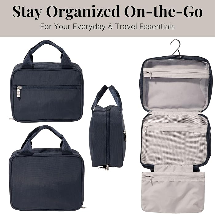Baggallini Hanging Travel Toiletry Kit - Image 4