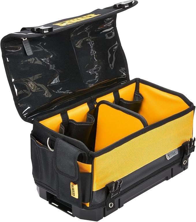 DEWALT TSTAK Tool Bag, 16-inch Durable Tote with Tool Organizer and Hard Bottom (DWST17623) - Image 3