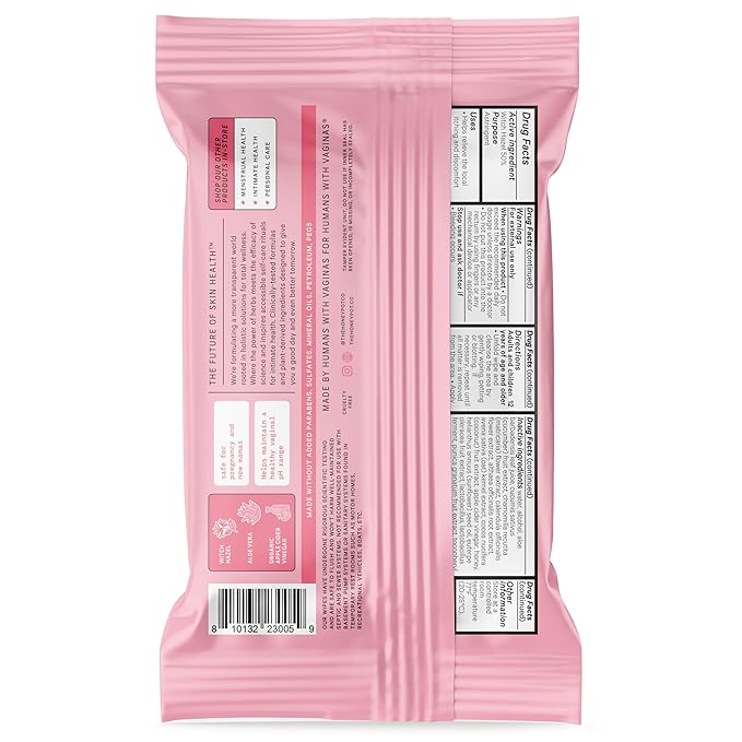 The Honey Pot Company - Soothing Witch Hazel Feminine & Hemorrhoid Wipes - Postpartum Essentials - Pregnancy Must Haves - Ph Balanced - Flushable Hemorrhoid Treatment - Fill Post Partum Kit - 20ct