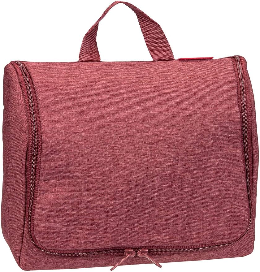 reisenthel Toiletbag XL Practical Toiletry Bag with Hook, Water-Repellent Material, Twist Maroon, Mittelgroße by reisenthel%C2%AE