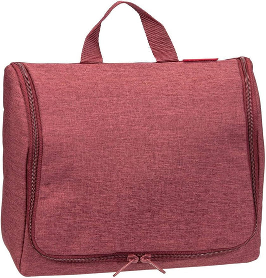 reisenthel Toiletbag XL Practical Toiletry Bag with Hook, Water-Repellent Material, Twist Maroon, Mittelgroße by reisenthel%C2%AE
