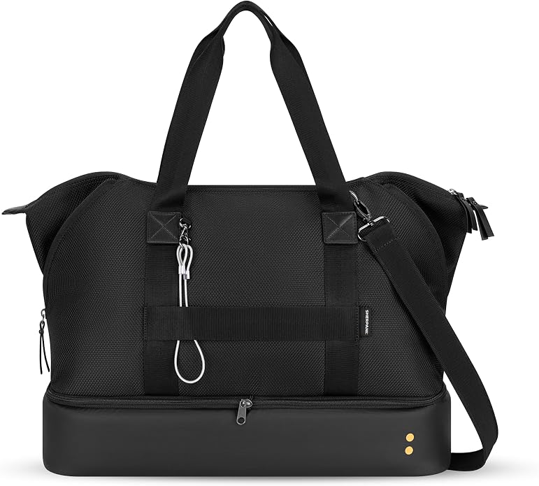 Sherpani Boston, Anti Theft Weekender Bags, Travel Duffel Bag, Carry On Tote Bag with Removable Shoe Bottom Compartment - Image 6