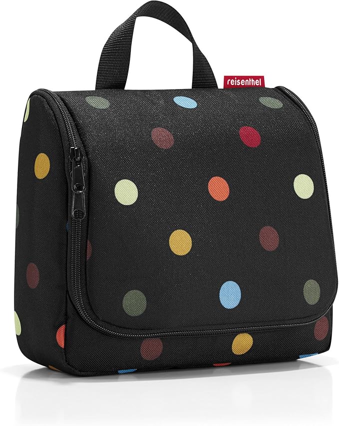 reisenthel toiletbag dots - practical toilet bag with hook, water repellent material by reisenthel%C2%AE