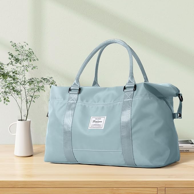 Travel Duffel Bag, Carry On Overnight Weekender Bags for Women | Travel Bag with Wet Pocket & Trolley Sleeve, For Spirit Airlines 18x14x8 Personal Item Bag - Image 8